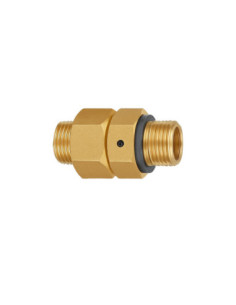 Złącze obrotowe do wody GZ 1/2"-GZ 1/2", mosiądz, EPDM 512K