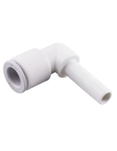 Łącznik wtykowy kątowy, wtyk 10mm, do węża 10mm, technopolimer 54140 10