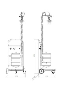 DesintAir Sprzęt do dezynfekcji, 2 dysze, drążek teleskopowy 120 cm, zbiornik 12l | Narzędzia | Eshop Dopak | Wszystko dla Przem 2