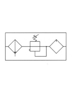 Blok przygotowania powietrza G 3/8 GW do 16 bar, regulacja 1,5-12 bar, 20 um, Flowmatik