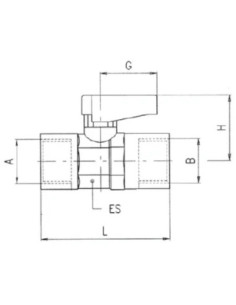 Zawór kulowy seria Ghilux 1/8" NPT 86300 1/8 2