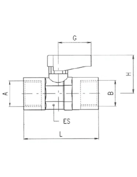 Zawór kulowy seria Ghilux 3/8" NPT 86300 3/8