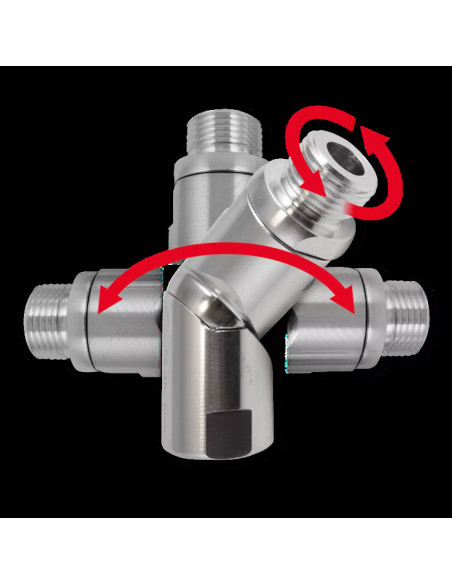 Końcówka obrotowa AIR FLEX (3/8") NPT 8940171571
