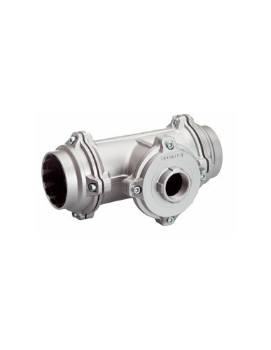 Trójnik gwintowany fi 110, G 3 GW, na odejścia, Infinity, separujący kondensat, aluminium 90236 110-3