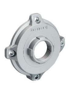Przyłącze gwintowane z gwintem wewnętrznym, na rurę fi 110, G 3 GW, Infinity, aluminium 90630 110-3
