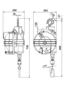 Balanser z gumową obudową 70-80 kg 9442G 2