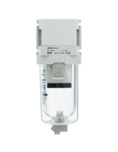 Filtr dokładny 0.3 mikr korpus 40 G R1/2 zbiornik poliwęglan spust automatyczny NO SMC AFM40-F04D-D