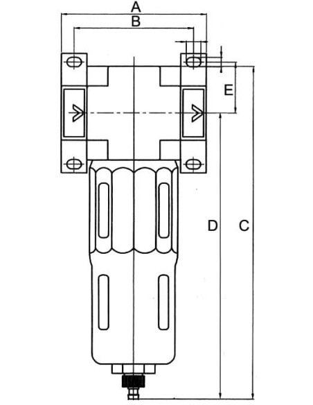 Filtr sprężonego powietrza G 1/4 GW do 16 bar, 20 mikronów, Flowmatik | Pneumatyka | Eshop Dopak | Wszystko dla Przemysłu