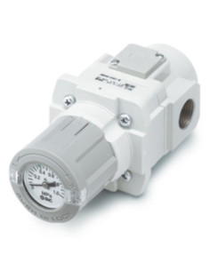 Zawór redukcyjny z manometrem w pokrętle G 1/8 zakres 0,05-0,85 MPa standard SMC ARG20-F01G1H-B