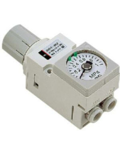 Miniaturowy reduktor ciśnienia fi 6 wyposażenie G SMC ARM10-08G