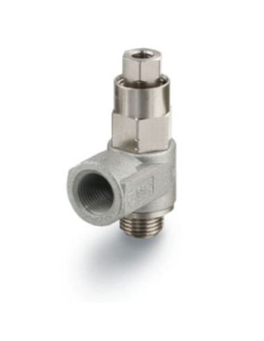 Zawór zwrotny ze sterowaniem przyłącze G1/2 korpus 1/2 bez uszczelnienia SMC AS4200-G04-X785