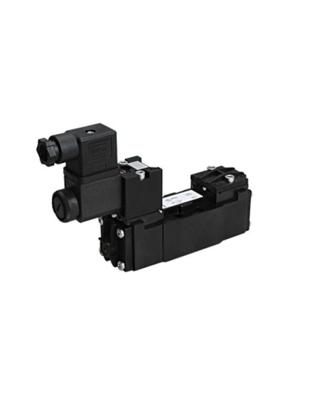 Zawór ISO 5/2 elektryczny, rozmiar 2, bistabilny, Univer BE12-4020