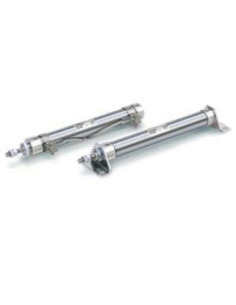 Siłownik pneumatyczny miniaturowy fi 16 mm skok 75 mm wersja podstawowa z magnesem SMC CDJ2B16-75Z-B