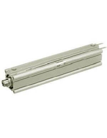 Siłownik kompaktowy dwustronnego działania fi 32 skok 150 mm gwint Rc amortyzacja elastyczna SMC CDQ2A32-150DCMZ