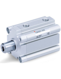 Siłownik kompaktowy z zabezp. przed obrotem fi 20 mm skok 20 mm Rc wewn. z magnesem SMC CDQ2KB20-20DZ