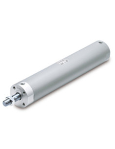 Siłownik pneumatyczny tłok fi 20 skok 15 mm gwint Rc SMC CG1BA20-15Z