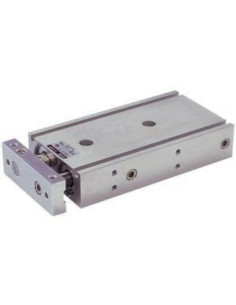 Siłownik dwutłokowy z prowadnicą ślizgową tłok fi 20 mm skok 50 mm SMC CXSM20-50