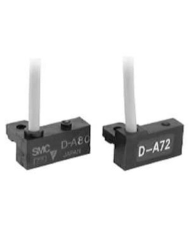 Czujnik położenia kontaktronowy LED DC  24V AC  100V kabel 0.5 m SMC D-A73