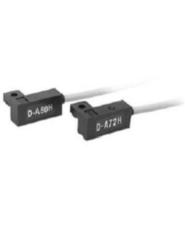 Czujnik kontaktronowy mocowany na szynie osiowy LED 24V DC 100V AC kabel 0.5 m model A73H SMC D-A73H