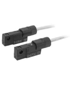 Czujnik kontaktronowy mocowany taśmą wtyk miniaturowy LED 24V DC kabel 0.5 m SMC D-C73C