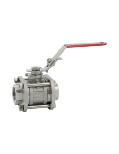 Zawór kulowy nierdzwny do spożywki 1" BSP 1.4409 TFM1600 Ra0.8 CE1935 FDA ELITBSP25
