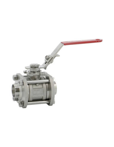 Zawór kulowy nierdzwny do spożywki 4" 1.4409 TFM1600 Ra0.8 CE1935 FDA ELITBW100