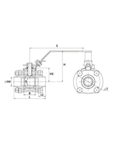 Zawór kulowy nierdzwny do spożywki 3/8" SW 1.4409 TFM1600 Ra0.8 CE1935 FDA ELITSW12 2