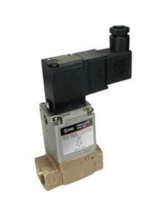 Zawór 2/2 sterowany elektrycznie NC 0.5 MPa 24V DC G1/2 uszczelnienie z NBR brąz SMC EVNB211A-F15A-5D-Q