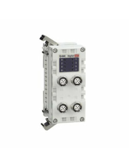 Moduł wyjść cyfrowych 8-kanałów PNP 4xM12 5 pinów SMC EX600-DYPB