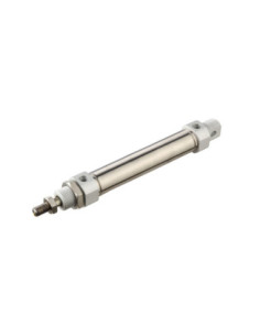 Siłownik pneumatyczny okrągły ISO6432 D8x165 z amortyzacją mechaniczną FDNM008.0165