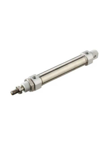 Siłownik pneumatyczny okrągły ISO6432 D12x90 z amortyzacją mechaniczną FDNM012.0090