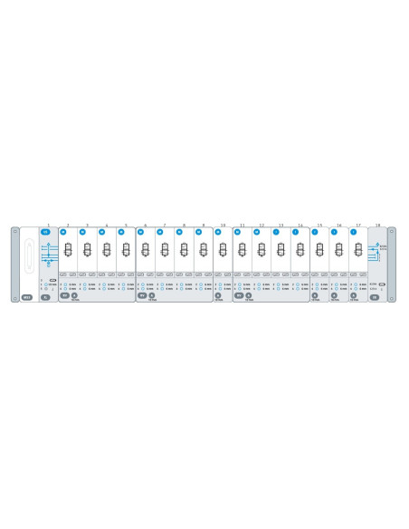 Wyspa VTUX, Multipin, 11x5/2mono, 5x5/2bist, VTUX-A-P-MS3-US11M5J-XLRV4ARV5ARV7AXR-IPX0+H FESTO-8000800-11