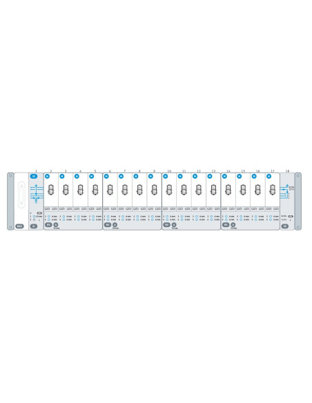 Wyspa VTUX,Multipin, 16x5/2mono VTUX-A-P-MS3-US16M-XLRV4ARV4ARV4ARV4AXR-IPX0+H FESTO-8000800-12