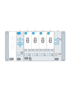 Wyspa VTUX, Multipin, 4x 5/2 VTUX-A-P-MS6-SD-US4M-XLRV4AXR FESTO-8000800-14