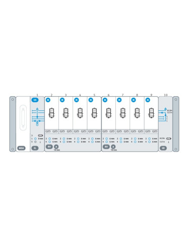 Wyspa VTUX, Multipin, 8x 5/2 VTUX-A-P-MS6-SD-US8M-XLRV4ARV4AXR FESTO-8000800-16