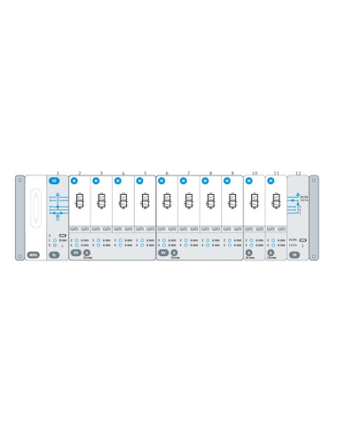 Wyspa VTUX, Multipin, 10x 5/2 VTUX-A-P-MS6-SD-US10M-XLRV4ARV6AXR FESTO-8000800-17