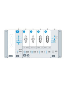 Wyspa VTUX, Multipin, 4x 5/3 centralnie odcięty VTUX-A-P-MS6-SD-US4G-XLRV4AXR FESTO-8000800-22