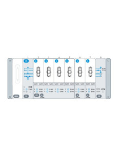 Wyspa VTUX, Multipin, 6x 5/3 centralnie odcięty VTUX-A-P-MS6-SD-US6G-XLRV6AXR FESTO-8000800-23
