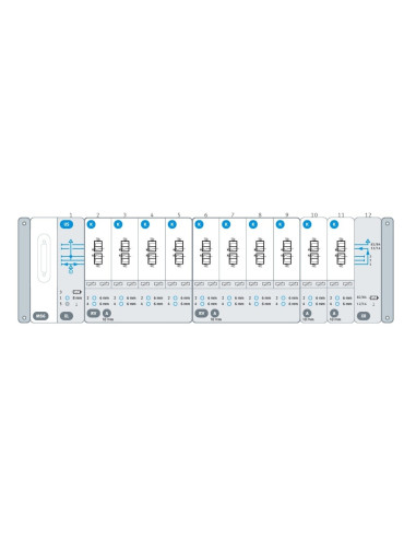Wyspa VTUX, Multipin, 10x 2x3/2 VTUX-A-P-MS6-SD-US10K-XLRV4ARV6AXR FESTO-8000800-29