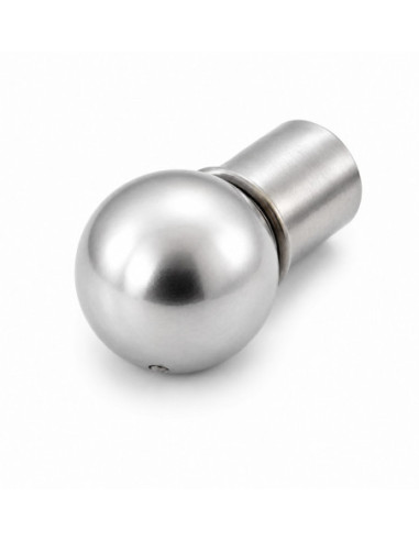 Mocowanie sprężyny gazowej z gwintem M8, INOX, gniazdo fi 10 mm, długość 20 mm, do 800N FG-1020M8I