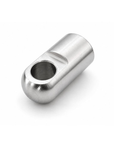 Mocowanie sprężyny gazowej z gwintem M8, INOX, ucho fi 8,1 mm, długość 20 mm FO-0820M8I