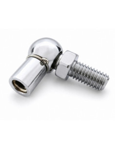 Mocowanie sprężyny gazowej z gwintem M6-M8, przegub kulowy, fi 10 mm, długość 20 mm, do 800N FP-1020M6M8