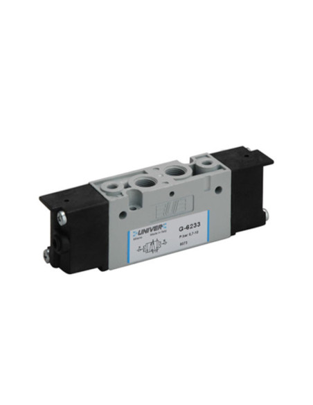 Zawór 5/2 G1/8 monostabilny elektromagnetyczny, Univer G-6260