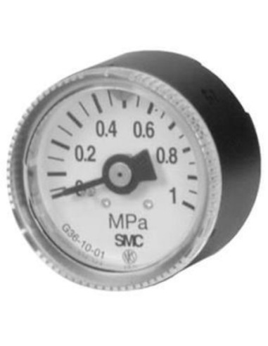 Manometr standardowy 1.5 MPa R1/8 fi 37 mm, gwint promieniowy SMC GA36-15-01