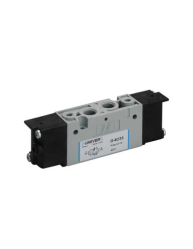 Zawór 5/2 monostabilny elektromagnetyczny, Univer GL-6241
