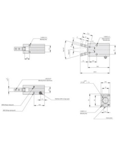 Chwytak pneumatyczny kątowy 30°/-10°, D10 GR03F.010