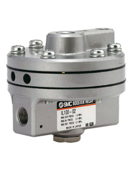 Wzmacniacz przepływu NPT 3/8 l Niska temperatura -30 do 60 °C gwint NPT SMC IL100-N03-L