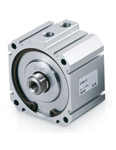 Siłownik kompaktowy dwustronnego działania tłok fi 20 mm skok 5 mm bez magnesu SMC JCQ20-5