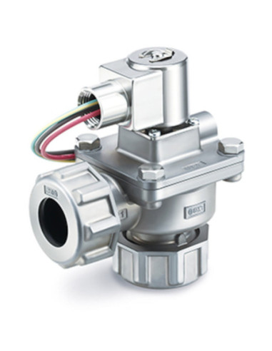 Elektromagnetyczny zawór impulsowy G 1 25A 24V DC DIN z ochroną SMC JSXFF-10F-5DNB