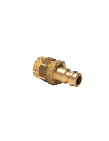Króciec szybkozłącza DN5 typ 21, skręcany do węża fi 6x4 mm, mosiądz K21 WK64